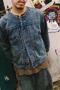 FTC Easy Grey Blue Denim Jacket