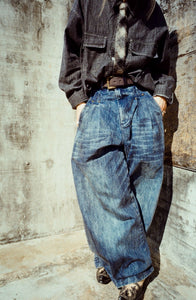 FTC heavy washed denim pant
