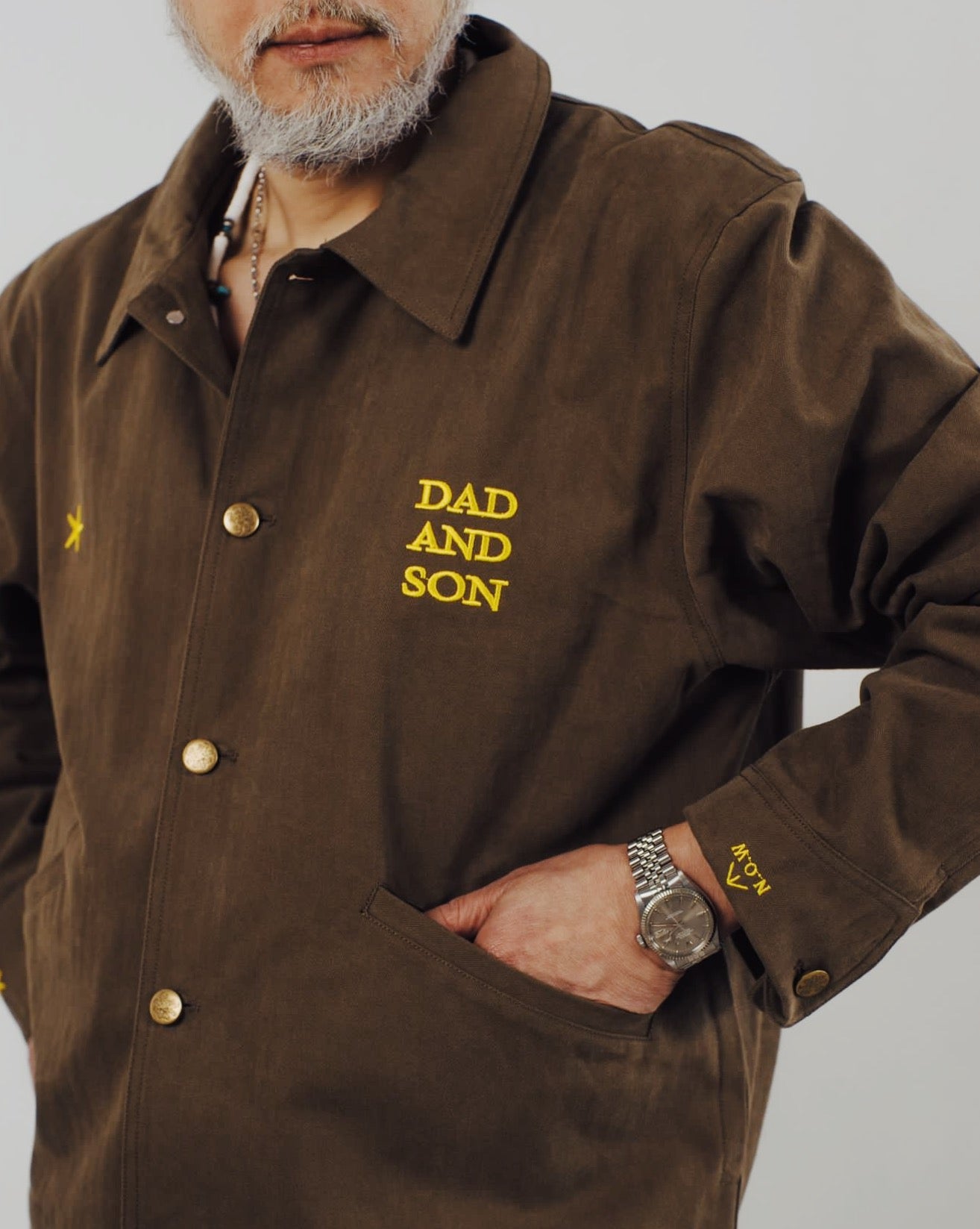 DADANDSON Earth Embroidery Jacket