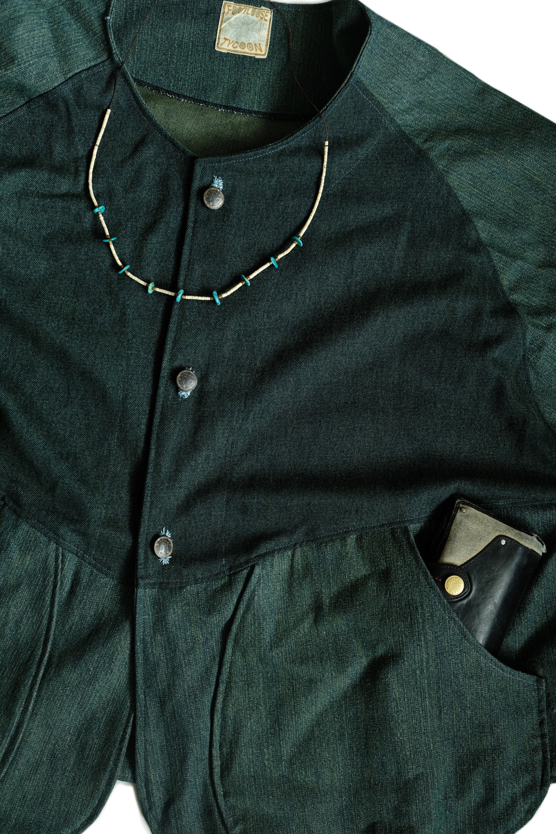 FOOTLOOSE TYCOON  Denim Raglan Sleeve Outer