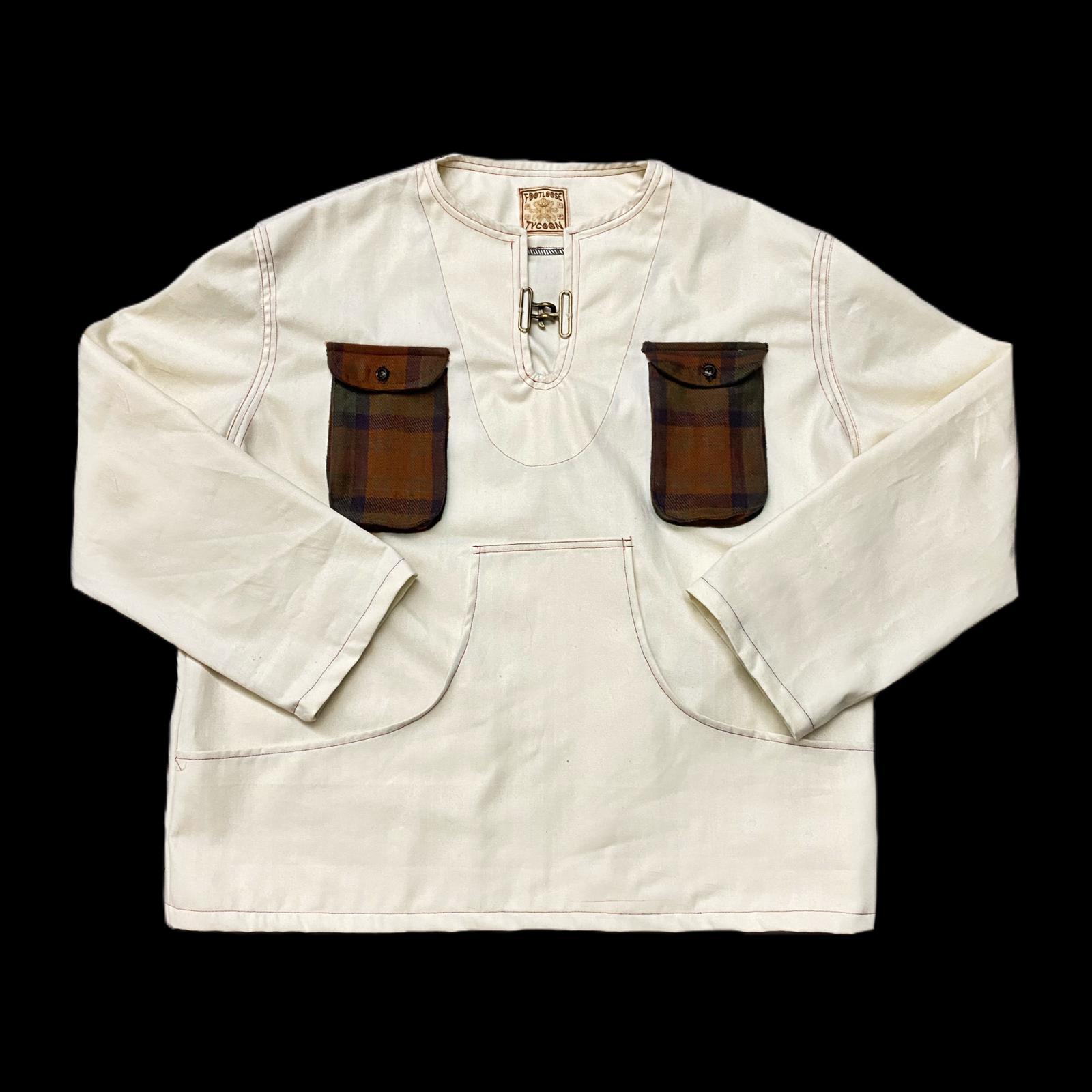 FOOTLOOSETYCOON Checkered Pattern Pockets Buckle Shirt