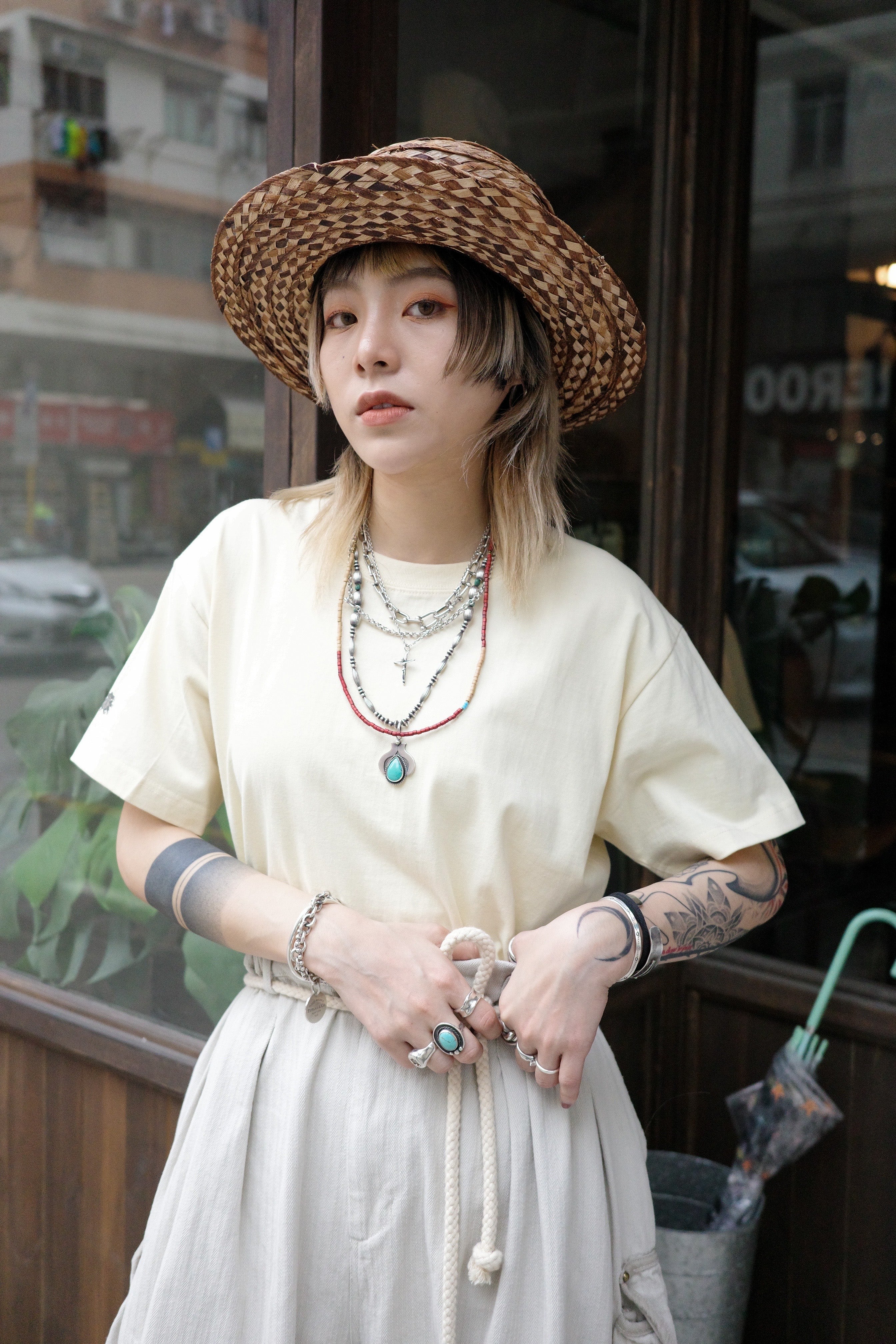 FOOTLOOSE TYCOON SS22 Apricot Tee