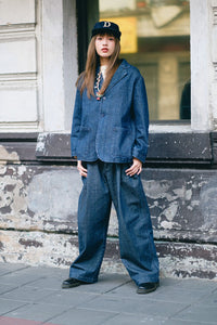 Footloose Tycoon F/W22 Collection 12oz Denim Slubbed Fabric