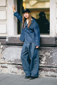 Footloose Tycoon F/W22 Collection 12oz Denim Slubbed Fabric