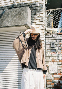 Footloose Tycoon Big Cuff Heavy Washed Coat / Washed Brown