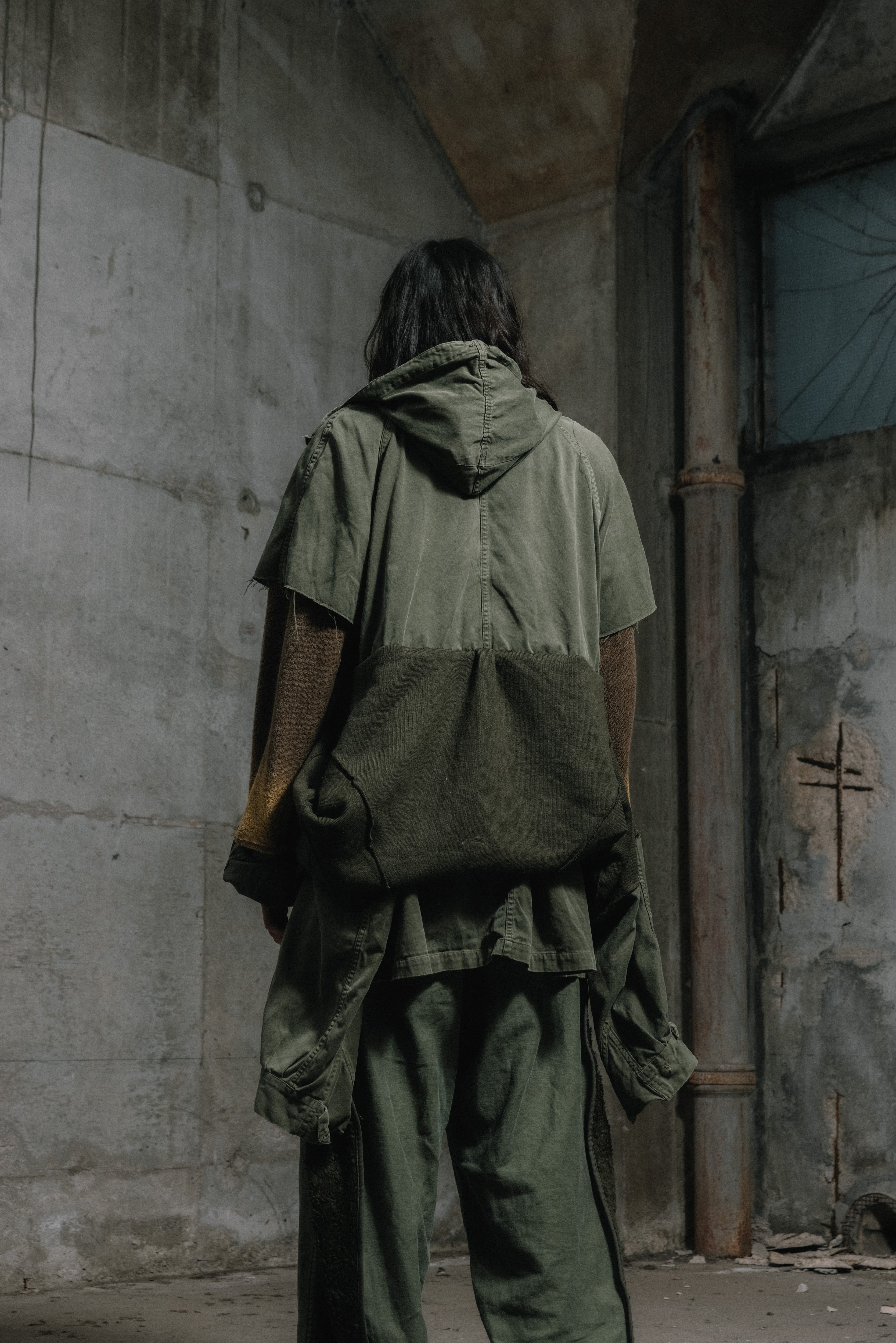 Footloose Tycoon X Random Effect -Remade French Military Parka （2ways）