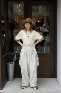 FOOTLOOSE TYCOON SS22 Apricot Tee