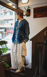 FOOTLOOSETYCOON print Raw Denim Jacket Limited Edition No.2