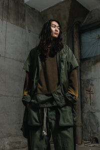 Footloose Tycoon X Random Effect -Remade French Military Parka （2ways）