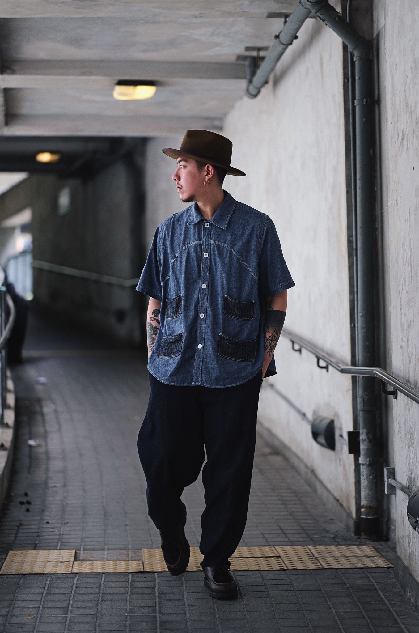 Footloose Tycoon Wide Worker Style Shirt