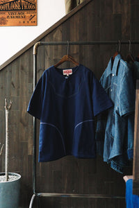 Footloose Tycoon Navy Big Pocket Tee No.3
