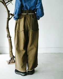 FOOTLOOSETYCOON Forest Front Patches Balloon Pant