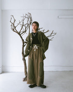 FOOTLOOSETYCOON Forest Front Patches Balloon Pant