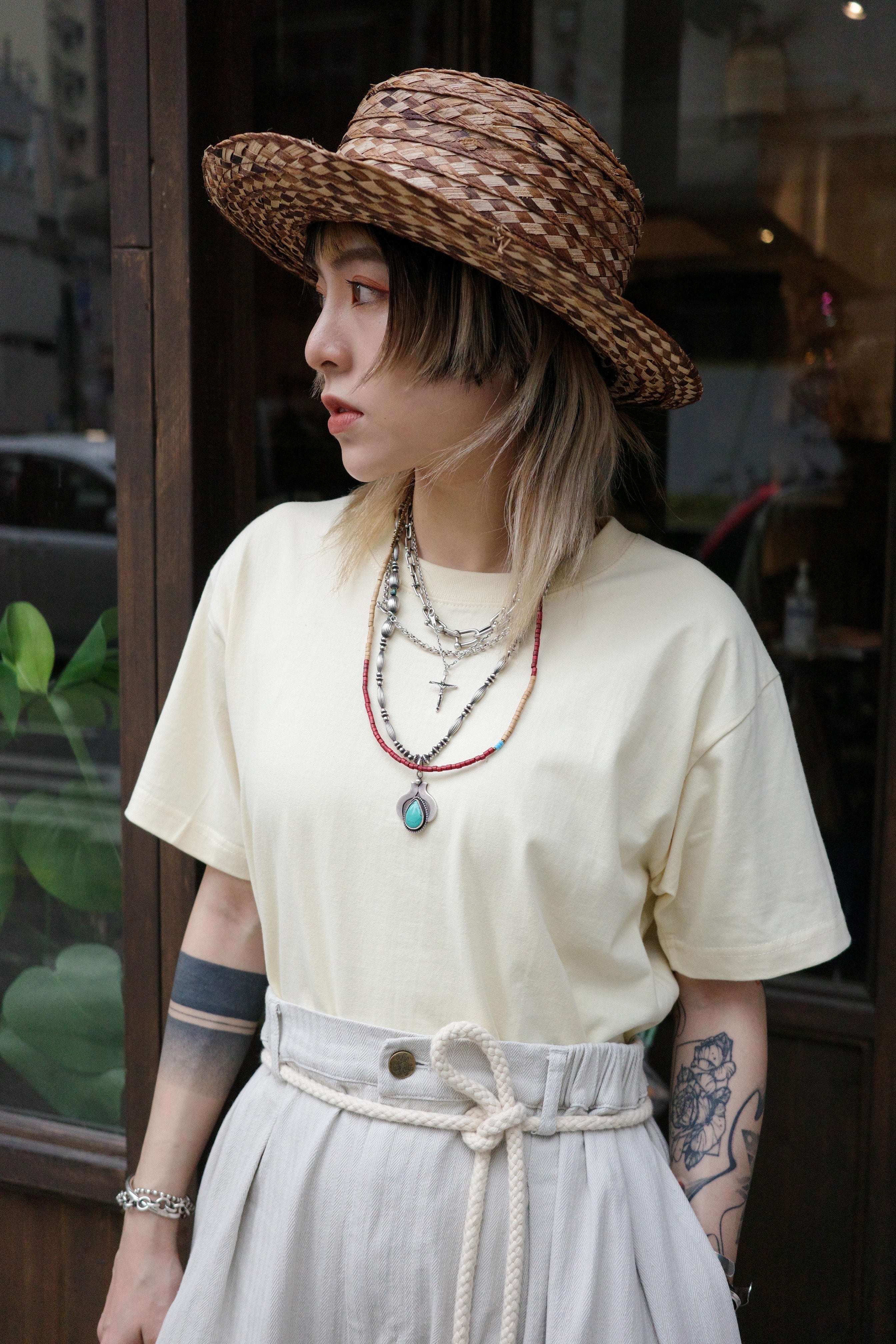 FOOTLOOSE TYCOON SS22 Apricot Tee