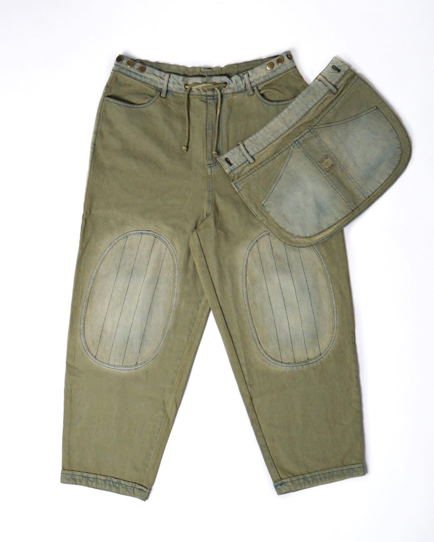 FootlooseTycoon Front Pockets Distressed Denim Work Pants