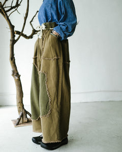 FOOTLOOSETYCOON Forest Front Patches Balloon Pant